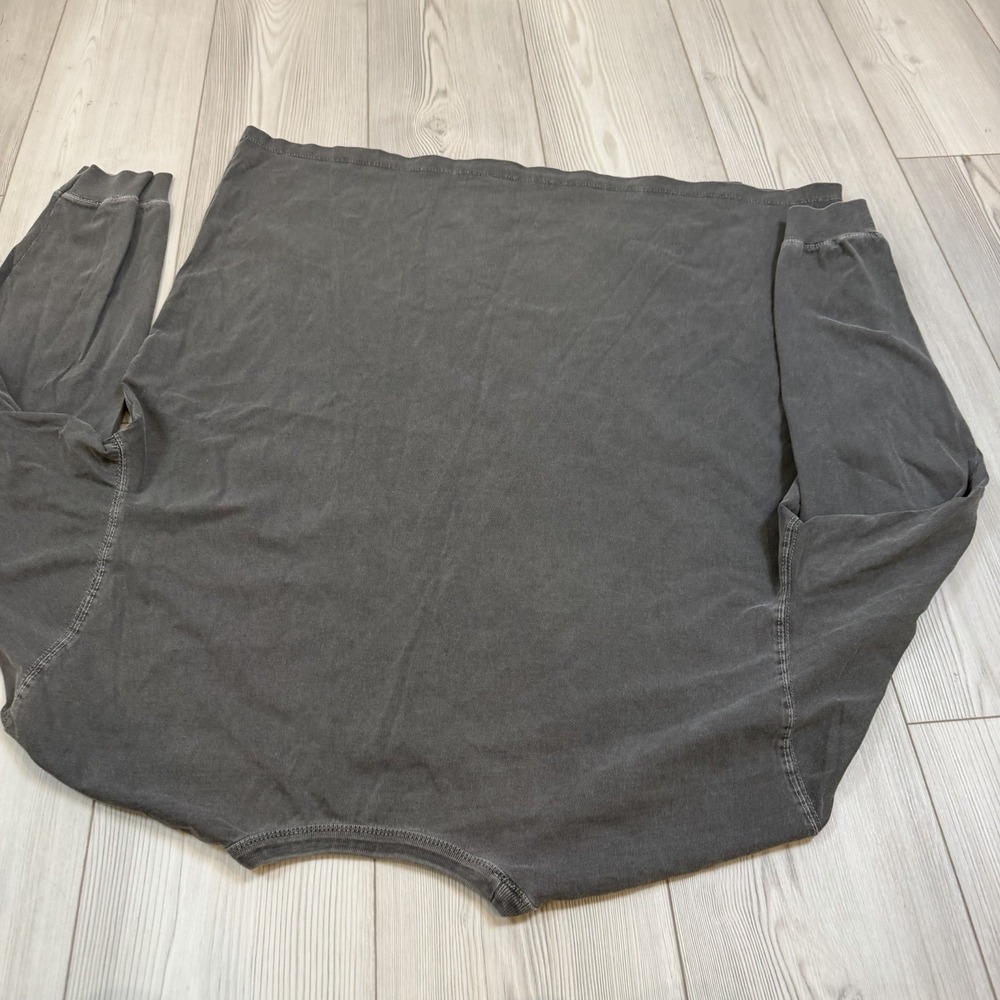 Coach Men's XL Bear Graphic Relaxed Long Sleeve T-Shirt Gray & Purple Cotton - Picture 11 of 11